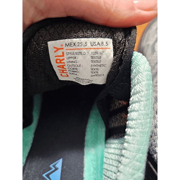 Charly Sansin PFX Trail Running Shoe Grey Women's 8 1/2 NEW - Picture 9 of 11